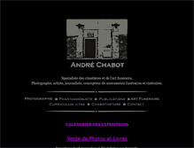 Tablet Screenshot of andrechabot.com